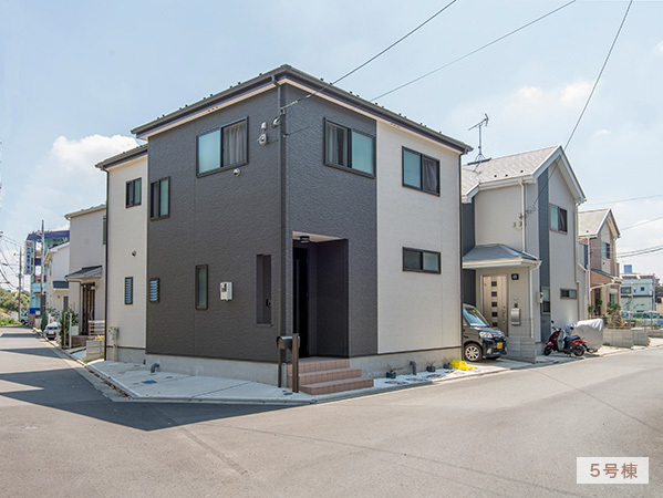 国立市,上新田住宅,５号棟外観