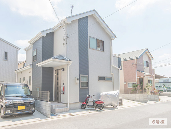 国立市,上新田住宅,６号棟外観
