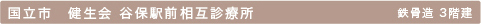 みんけん事例健生会　国立診療所タイトル