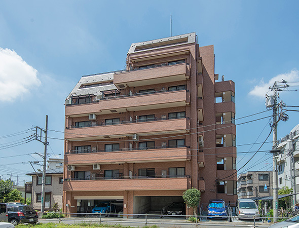 みんけん事例　日野市エコ日野駅前マンション外観メインイメージ