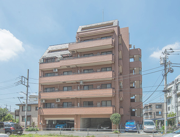 みんけん事例　日野市エコ日野駅前マンション外観メインイメージ